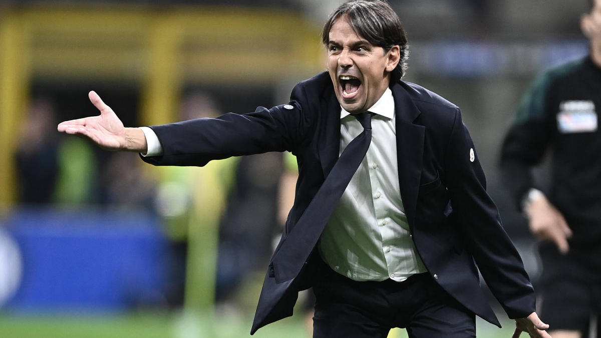Simone Inzaghi und Inter verloren gegen die AS Rom