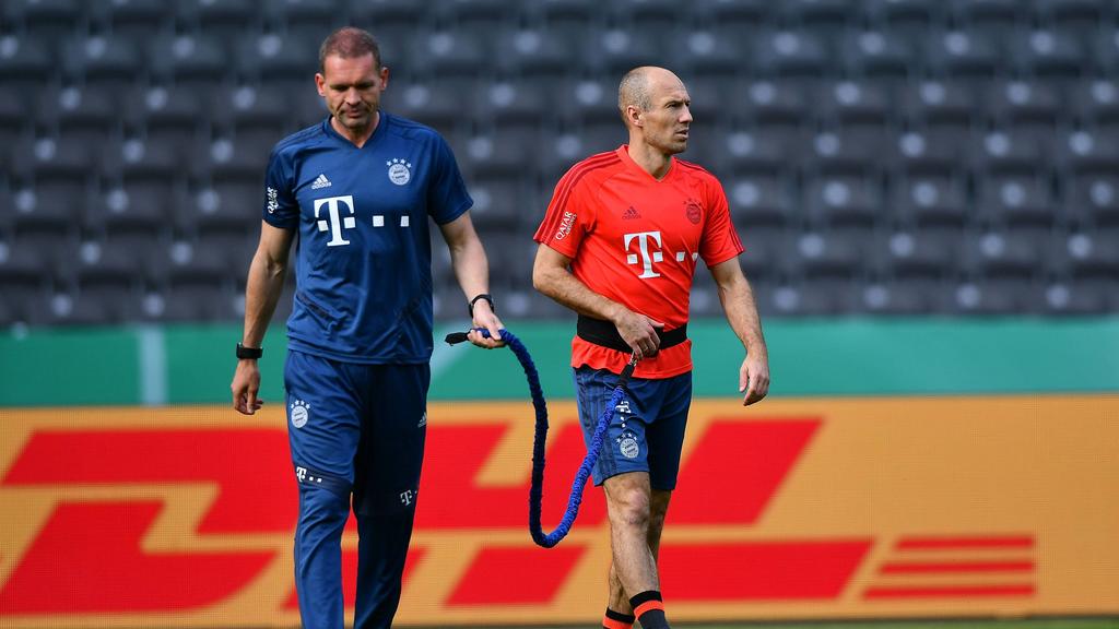 Im Mai 2019 noch gemeinsam für den FC Bayern aktiv: Holger Broich und Arjen Robben