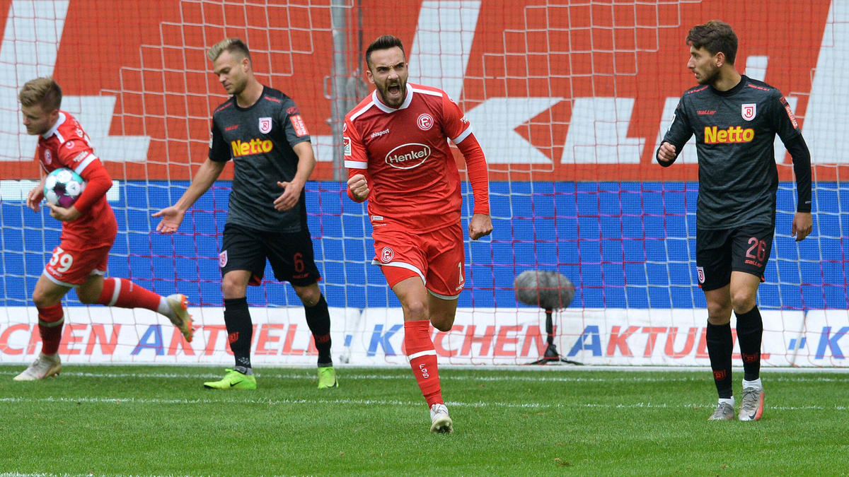 Fortuna Düsseldorf rettete einen Punkt gegen Jahn Regensburg Fortuna Düsseldorf rettete einen Punkt gegen Jahn Regensburg