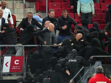 In Alkmaar gab es Unruhen auf der Tribüne.