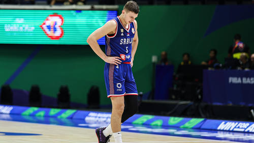 Die serbische Nationalmannschaft verlor das Finale der Basketball-WM gegen Deutschland