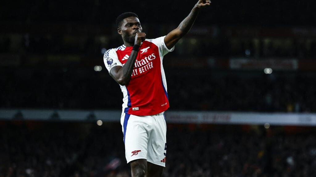Thomas Partey traf zum zwischenzeitlichen 2:0 für Arsenal Thomas Partey traf zum zwischenzeitlichen 2:0 für Arsenal