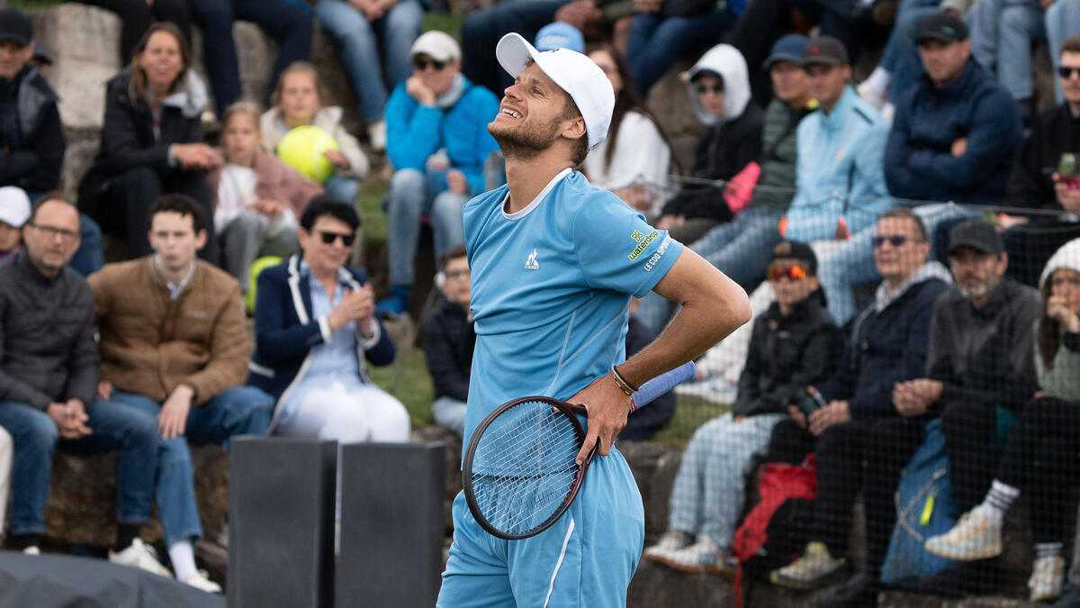 Yannick Hanfmann hatte sich durch die Qualifikation ins Hauptfeld gekämpft - und verlor dann seine Erstrundenpartie