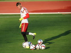 David de Gea fue uno de los jugadores más observados en el entreno de España. (Foto: Getty)