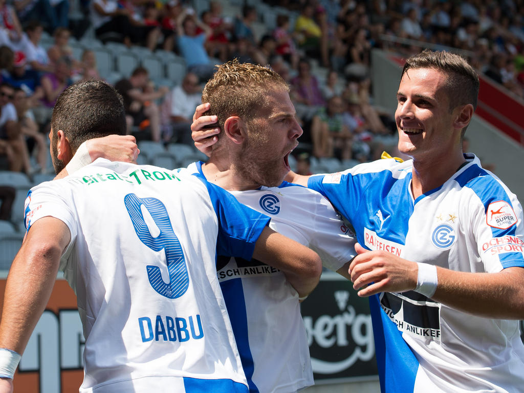 Die Grasshoppers spielen bislang eine gute Saison Die Grasshoppers spielen bislang eine gute Saison