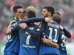 Die TSG Hoffenheim setzte sich gegen den FC Augsburg durch