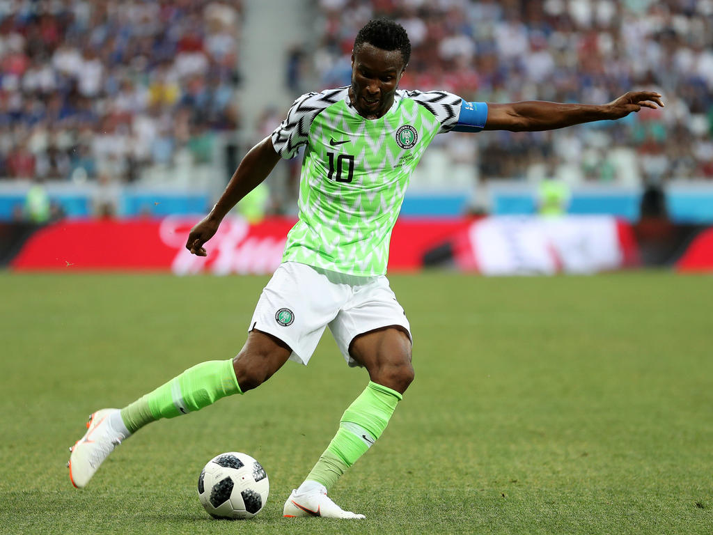 Nigerias Kapitän John Obi Mikel will trotz eines Handbruches gegen Argentinien auflaufen