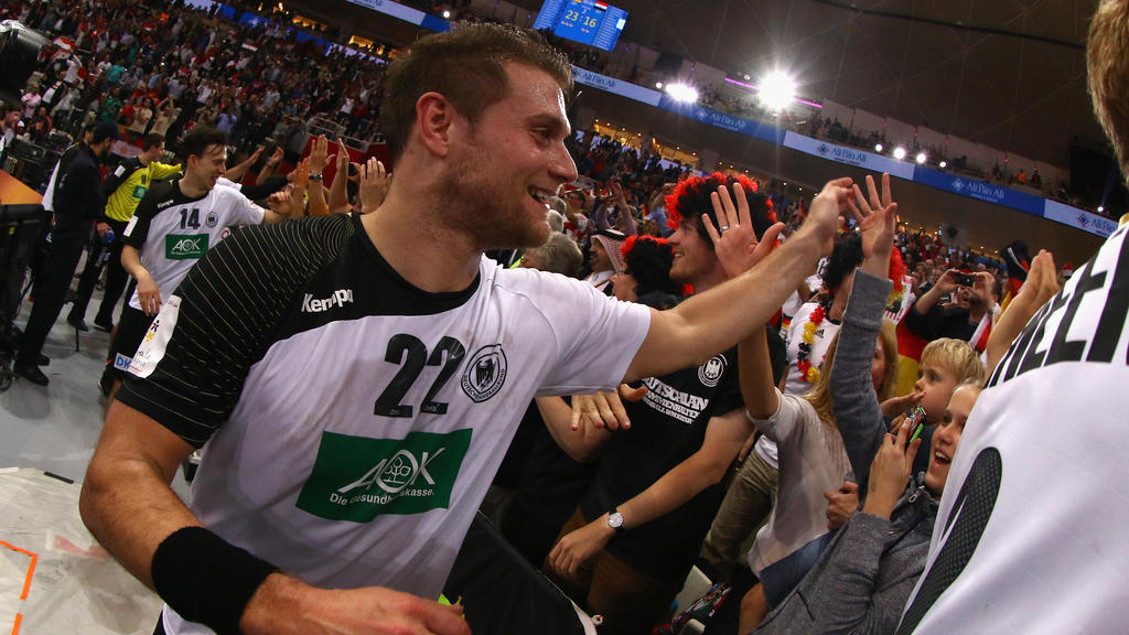 Michael Kraus wurde mit der Handball-Nationalmannschaft Weltmeister Michael Kraus wurde mit der Handball-Nationalmannschaft Weltmeister
