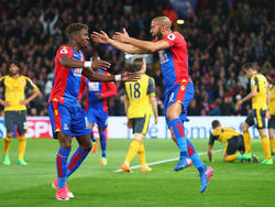 Crystal Palace bejubelt den ersten Treffer des Abends