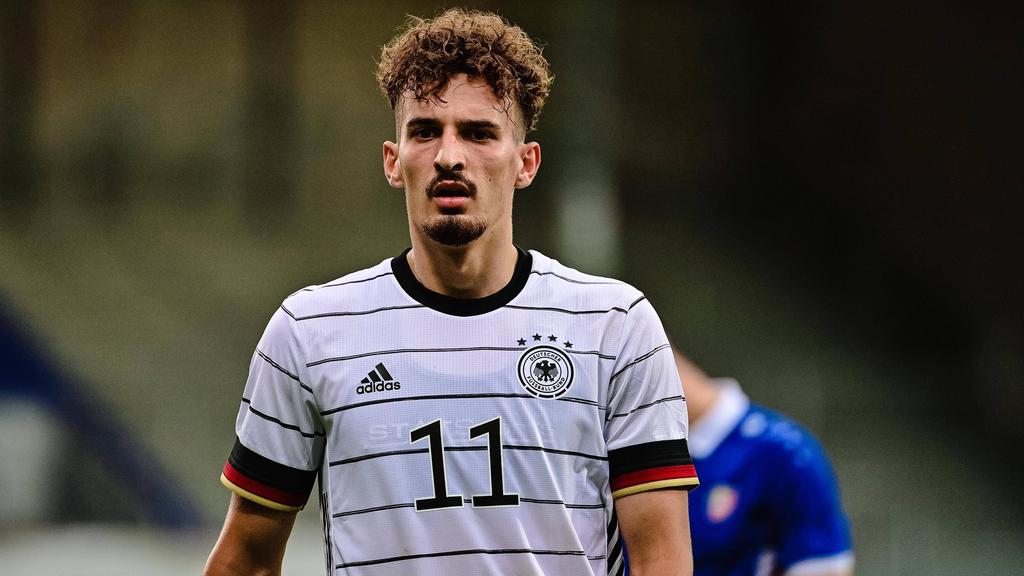 Mergim Berisha läuft für die deutsche U21-Auswahl auf
