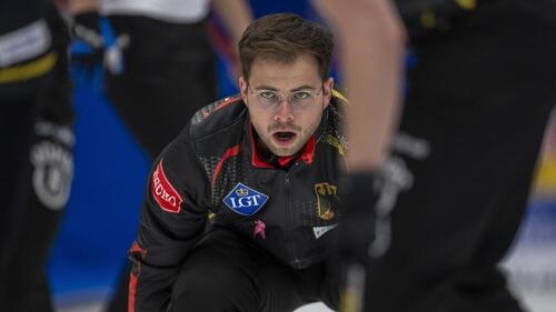 Die deutschen Curling-Männer um Skip Marc Muskatewitz spielen am Samstag um den EM-Titel