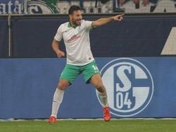 Claudio Pizarro erzielte das 1:2 auf Schalke
