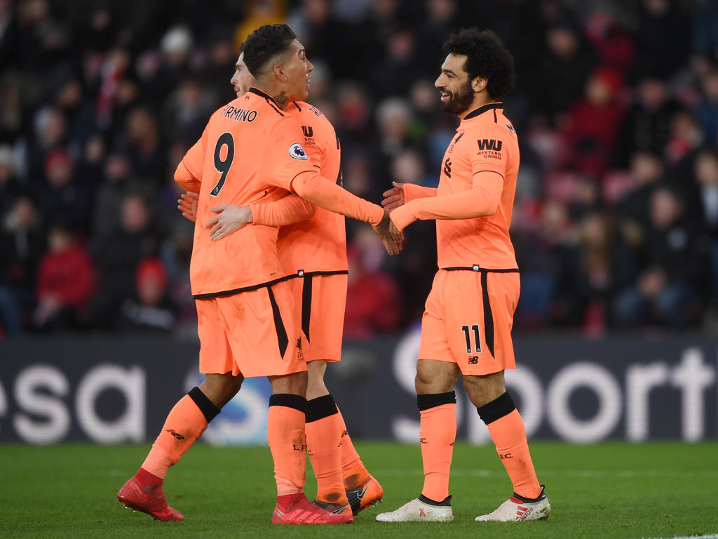 Roberto Firmino und Mohamed Salah sorgten für die Treffer in Southampton