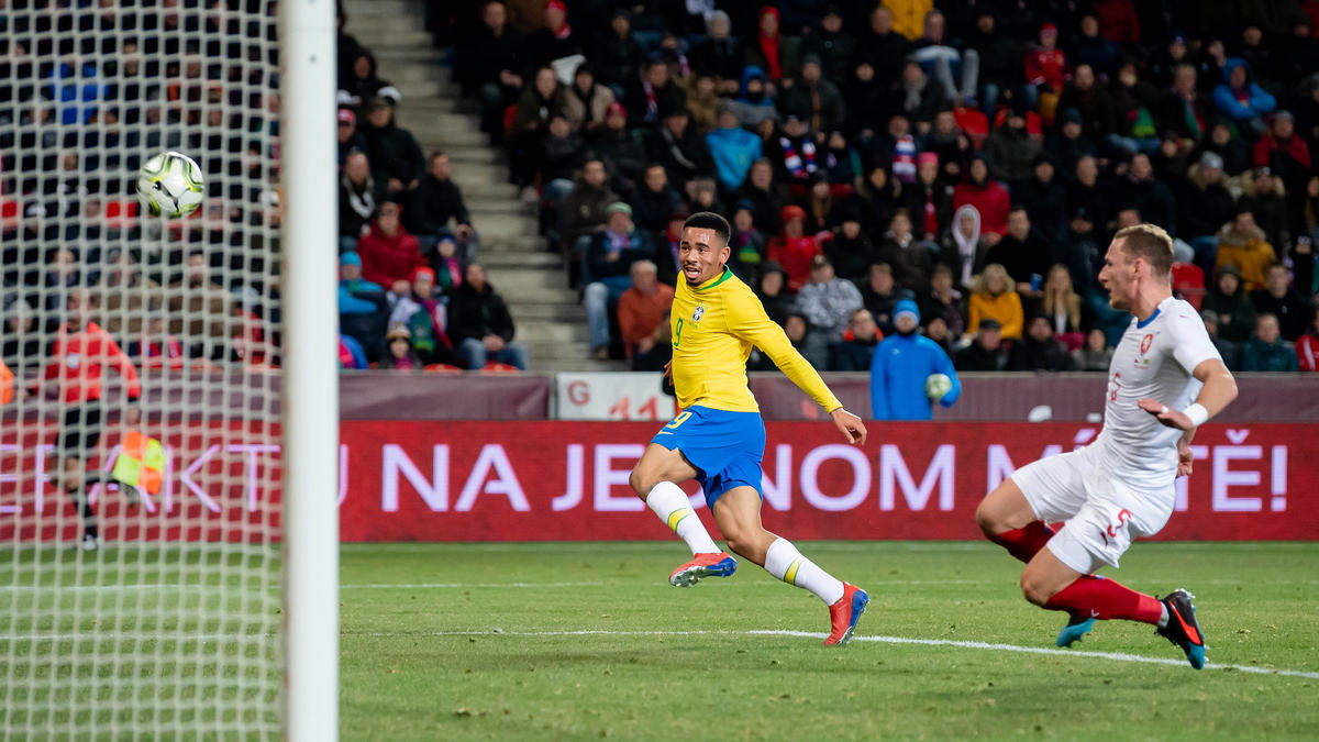 Gabriel Jesus traf für die Brasilianer doppelt Gabriel Jesus traf für die Brasilianer doppelt