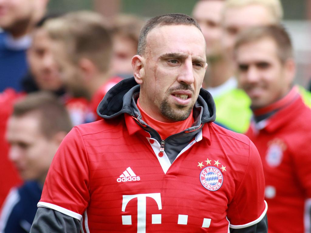 Franck Ribéry ist bei den Bayern wieder im Training