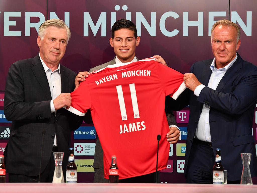 Bei Bayern gibt's wohl nur die 11 für James Rodríguez