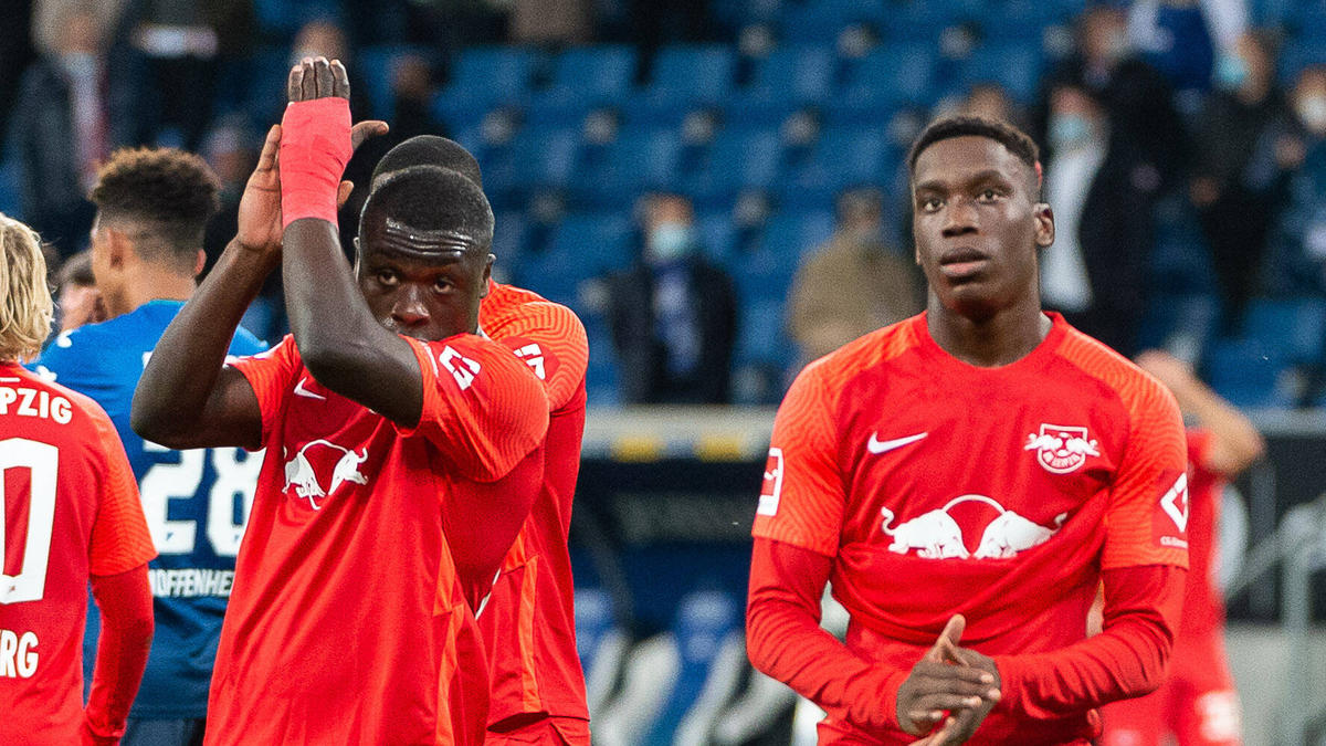 RB Leipzig: Brobbey (l.) soll schon so gut wie weg sein. Haut auch Moriba ab?