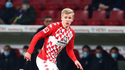 Hat Begehrlichkeiten bei anderen Clubs geweckt: Mainz-Youngster Jonathan Burkardt