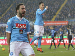 Gonzalo Higuaí­n soll auf der Wunschliste von Carlo Ancelotti stehen