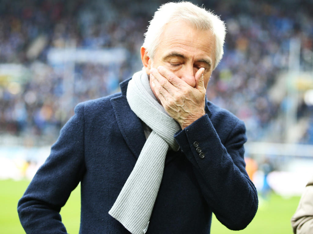 Zum Wegschauen: HSV-Trainer Bert van Marwijk in Hoffenheim Zum Wegschauen: HSV-Trainer Bert van Marwijk in Hoffenheim
