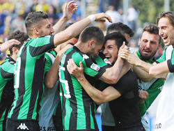 El único gol este domingo del Sassuolo lo consiguió Matteo Politano. (Foto: Getty)