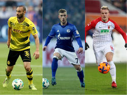 Ömer Toprak (l.), Max Meyer (M.) und Philipp Max (r.) sollen bei Thomas Tuchel in der Gunst stehen