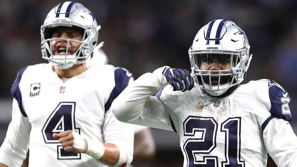 Dak Prescott (l.) und Ezekiel Elliott (r.) bezwangen mit den Cowboys die Saints Dak Prescott (l.) und Ezekiel Elliott (r.) bezwangen mit den Cowboys die Saints