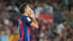 Robert Lewandowski blieb bei Barca ohne eigenen Treffer
