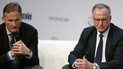 Hans-Joachim Watzke vom BVB und Karl-Heinz Rummenigge vom FC Bayern wurden als mögliche Nachfolger von DFL-Chef Christian Seifert gehandelt