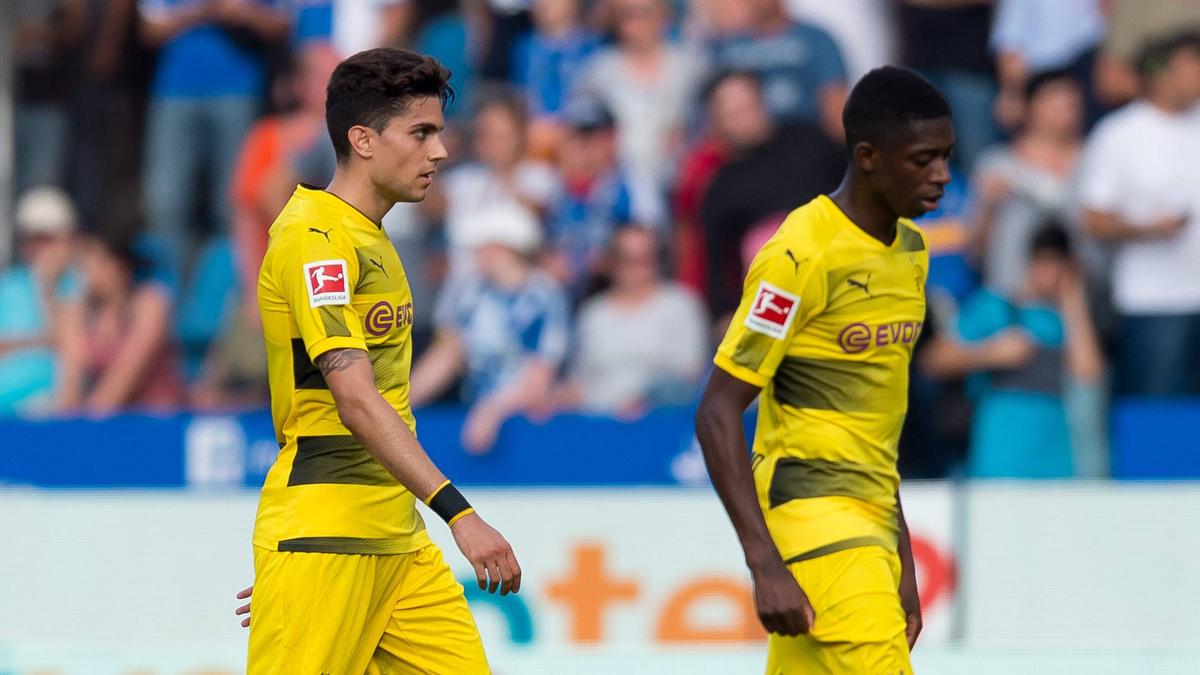 Marc Bartra und Ousmane Dembélé spielten gemeinsam für den BVB Marc Bartra und Ousmane Dembélé spielten gemeinsam für den BVB