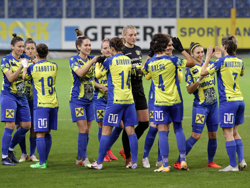 Das SKN St. Pölten-Frauenteam will auch gegen die Schwedinnen etwas zu jubeln haben