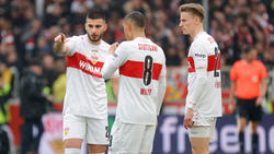 Enzo Millot (M.) und Chris Führich (r.) sollen millionenschwere Klauseln in ihren VfB-Verträgen haben