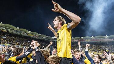 Die Spieler von Roda JC Kerkrade jubelten zu früh mit den Fans.