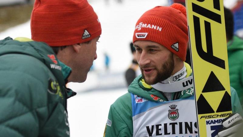 Bundestrainer Werner Schuster (l.) und Markus Eisenbichler Bundestrainer Werner Schuster (l.) und Markus Eisenbichler