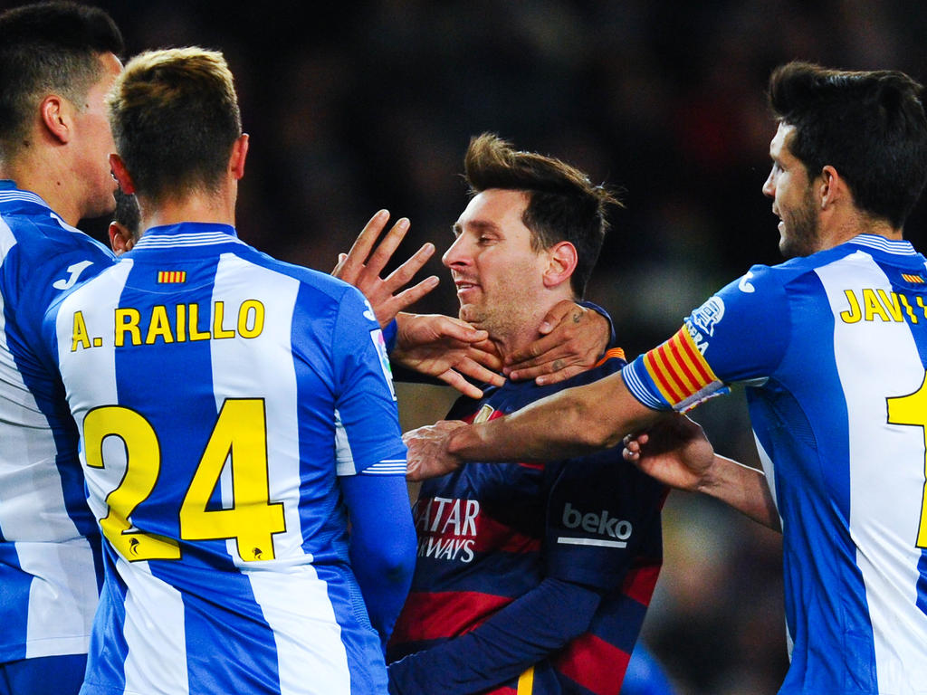 Zuletzt wurde es hitzig: RCD-Spieler attackieren Lionel Messi