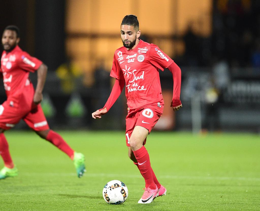 Ryad Boudebouz en un partido con el Montpellier en mayo. (Foto: Imago)