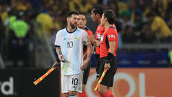 Lionel Messi beschwerte sich bei den Schiedsrichtern