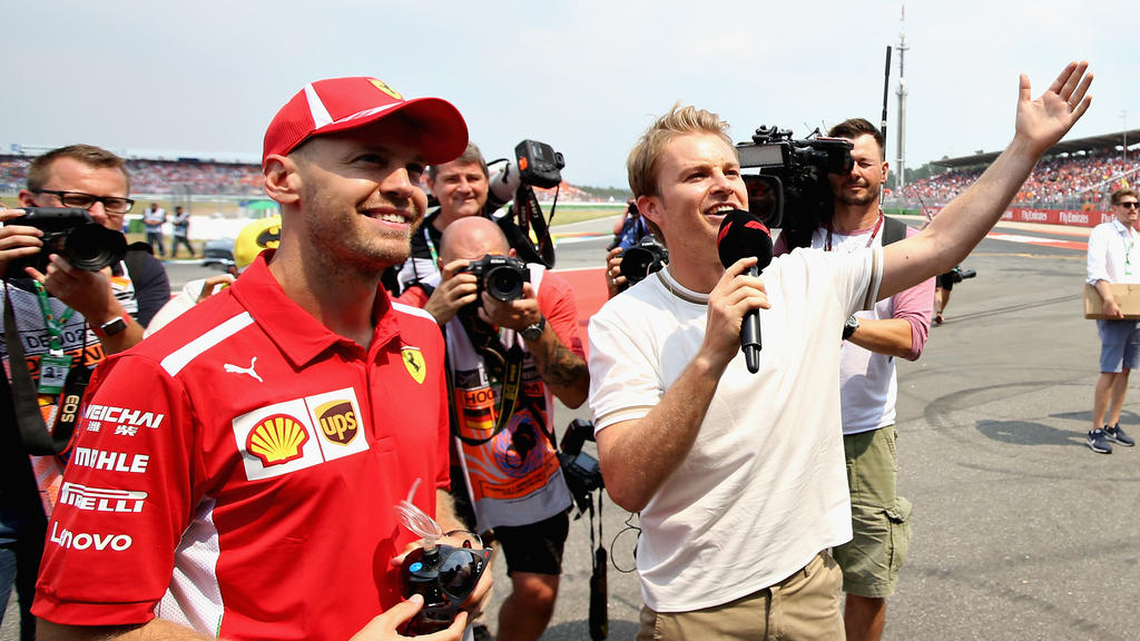 Nico Rosberg (re.) hätte 2017 Teamkollege von Sebastian Vettel werden können Nico Rosberg (re.) hätte 2017 Teamkollege von Sebastian Vettel werden können