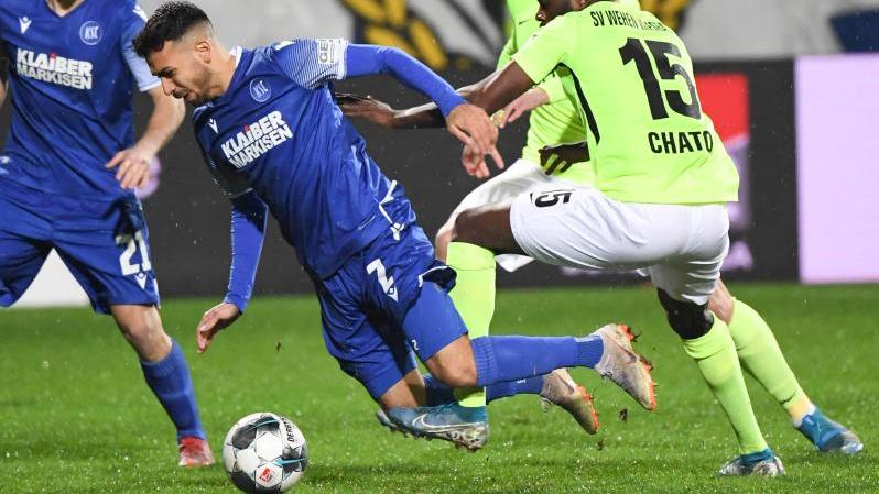 Der KSC verlor zum Rückrunden-Auftakt gegen den SV Wehen Wiesbaden