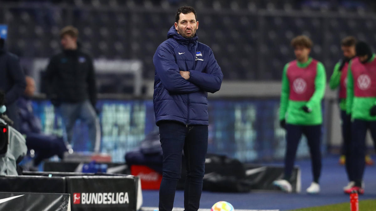 Sandro Schwarz kassierte mit Hertha BSC die nächste Niederlage
