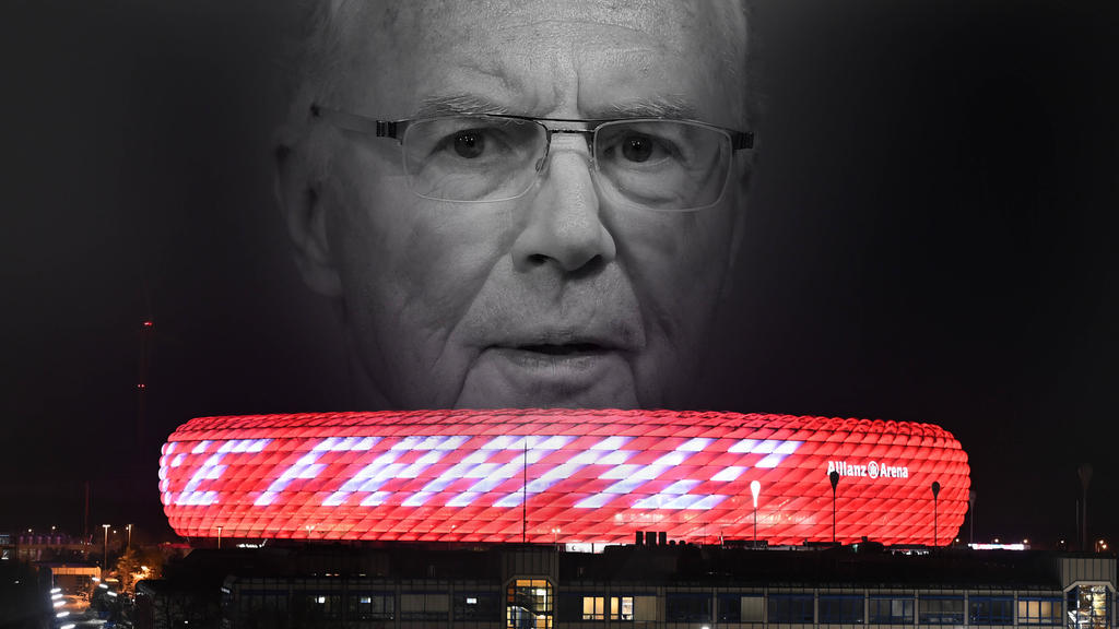 Die Allianz Arena wird vorerst nicht nach Franz Beckenbauer benannt (Fotomontage)
