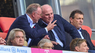 Ex-Boss Karl-Heinz Rummenigge (l.) wünscht sich mehr Diskretion bei der Trainersuche des FC Bayern