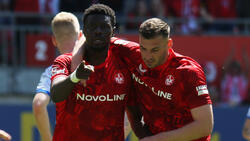 Ragnar Ache (l.) ist Toptorschütze des 1. FC Kaiserslautern