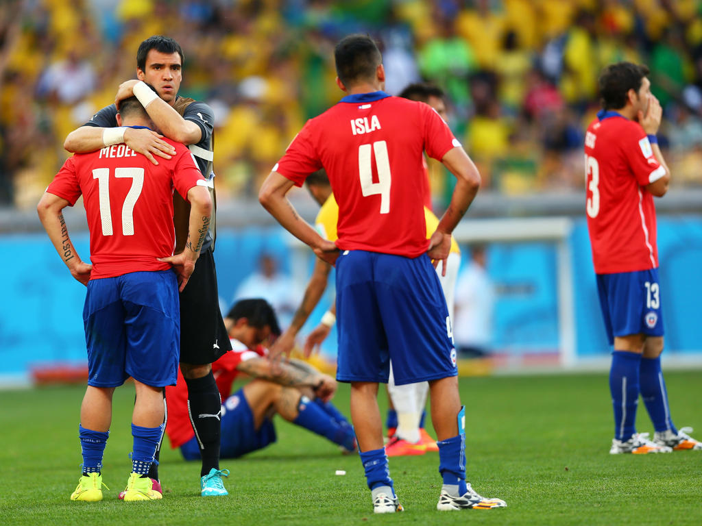 Nach der Niederlage gegen Brasilien waren die Chilenen völlig frustriert