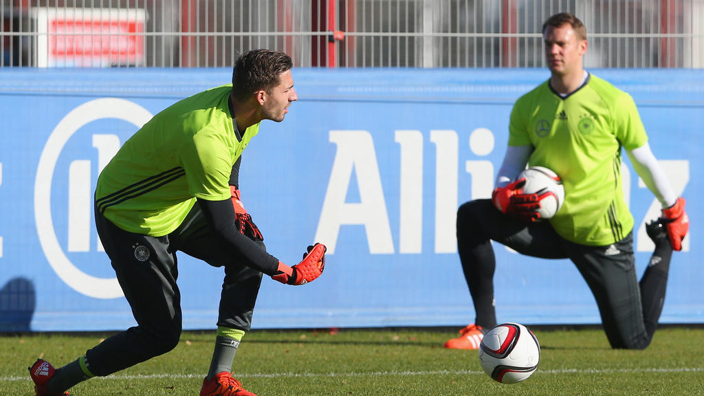 Kevin Trapp (l.) und Manuel Neuer fuhren zusammen zur WM 2018