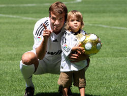 Damian van der Vaart und sein Vater Rafael im Jahr 2008
