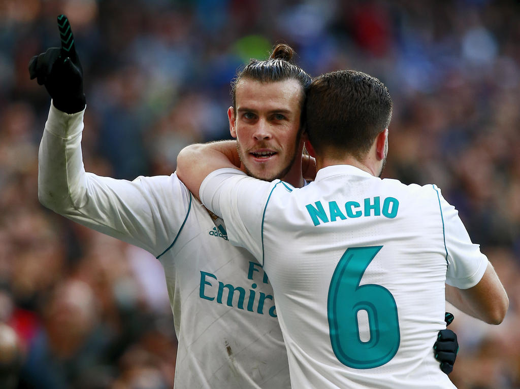 Bale y Nacho hicieron doblete junto a Cristiano Ronaldo. (Foto: Getty)