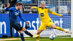 Jacob Bruun Larsen (l.) wechselte 2020 vom BVB zur TSG Hoffenheim