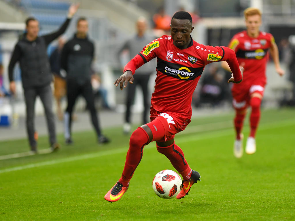Brian Mwila hatte seinen besten Auftritt gegen die Austria Brian Mwila hatte seinen besten Auftritt gegen die Austria