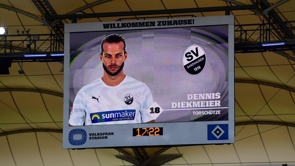 Dennis Diekmeier verdarb dem HSV mit dem SV Sandhausen den Aufstieg